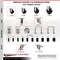 Service Caster 3 Inch 316SS Soft Rubber Swivel 3/4 Inch Expanding Stem Caster Set Brake SCC SCC-SS316EX20S314-SRS-TLB-34-4 - alternate 4